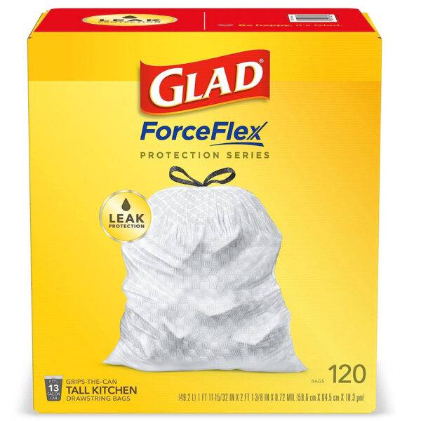 Glad ForceFlex Protection Series Tall Kitchen Trash Bags