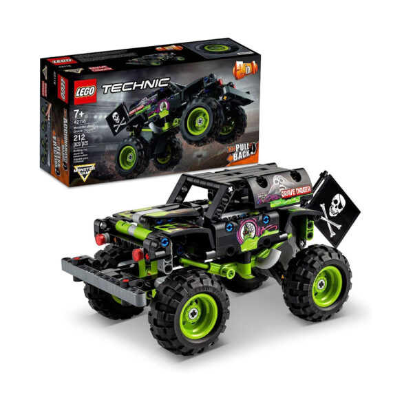 Lego Technic Monster Jam Grave Digger 42118 Set - Truck Toy to Off-Road